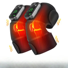 Load image into Gallery viewer, Thermal Knee Massager 3 in 1 Shoulder Knee Elbow Heating Massage Support Brace Rechargeable Vibration Pad Arthritis Pain Relief