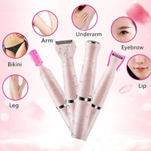 Load image into Gallery viewer, Multi-use Electric Epilator Hair Shaving Painless Hair Removal Machine Face Eyebrow Nose Trimmer Body Bikini For Women