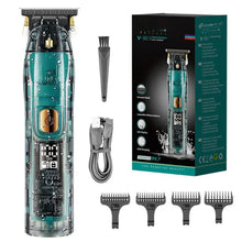 Load image into Gallery viewer, Professional Hair Trimmer For Men Electric Beard Trimmer Rechargeable Hair Clipper Washable Haircut Barber Shop Kit
