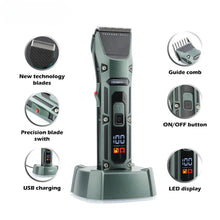 Load image into Gallery viewer, Cordless Electric Adjustable Hair Trimmer For Men Professional Beard Hair Clipper Rechargeable Two Speed Motor Haircut Machine