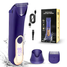 Load image into Gallery viewer, Electric Groin & Body Hair Trimmer Full Body Waterproof Hair Clipper Private Pubic Hair and Leg Hair Scissor