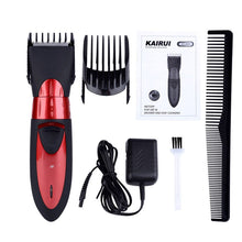 Load image into Gallery viewer, Professional Waterproof Men Baby Electric Hair Trimmer Red Cutter Beard Clipper Men's Body Care Tools With Stainless Steel Blade
