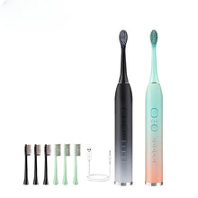 Load image into Gallery viewer, Student Party Ultrasonic Electric Toothbrush Adult USB Rechargeable 7 Level Waterproof Multi-Position Brush Head