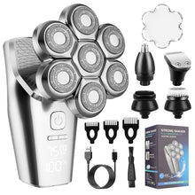 Load image into Gallery viewer, Men's Multifunctional Electric Shaver Magnetic Suction Head Household Razor Bald Machine Nose Hair Trimmer
