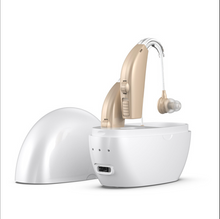 Load image into Gallery viewer, Portable Rechargeable Hearing Aid Sound Amplifier Magnetic Charging Elderly Ear Hearing Aid for the Deaf Hearing Impaired