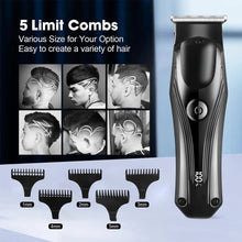 Load image into Gallery viewer, Hair Clipper Professional Hair Cutting Machine Rechargeable Barber Hair Trimmer Cordless New Style Haircut Clipper for Men