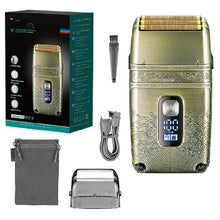 Load image into Gallery viewer, Metal Wet Dry Electric Shaver For Men Beard And Hair Facial Electric Razor Balds Head Shaving Machine Rechargeable