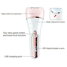 Load image into Gallery viewer, Electric Women Epilator Female Shaver Leg Body Hair Removal Lip Chin Depilatory Lady Bikini Trimmer