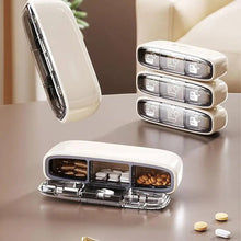 Load image into Gallery viewer, Portable Pill Dispenser Multi-Purpose Medicine Storage Organizer Daily Pill Storage Case Vitamin Fish Oil Supplements Pill Box