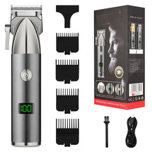 Load image into Gallery viewer, Hair Clipper Professional Electric Hair Trimmer Barber Shaver Trimmer Beard 0mm Men Hair Cutting Machine for Men