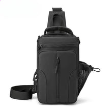 Load image into Gallery viewer, Fashion Men's Chest Bag Shoulder Backpack Waterproof Sling Cross Body Satchel Travel Bags with USB Charging Port Gifts