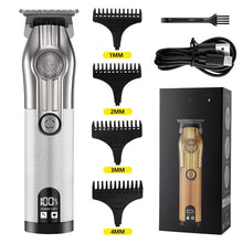 Load image into Gallery viewer, Hair Clipper Rechargeable Professional Hair Clipper Men's Electric Hair Clipper Cordless Haircut Styling Men's Beard Trimmer