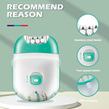 Load image into Gallery viewer, Rechargeable Women Epilator Electric Female Epilator For Face Hair Removal Machine Facial Legs Depilatory Body