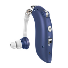 Load image into Gallery viewer, Rechargeable USB Hearing Aid Behind the Ear Sound Amplifier Elderly Noise Cancelling Deaf Care