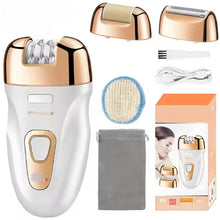 Load image into Gallery viewer, Women Electric Epilator Rechargeable Hair Remover Waterproof Callus Remover Women' Shaver For Legs Bikini Area