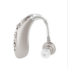 Load image into Gallery viewer, Rechargeable USB Hearing Aid Behind the Ear Sound Amplifier Elderly Noise Cancelling Deaf Care