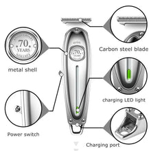 Load image into Gallery viewer, Electric Barber Full Metal Professional Hair Trimmer For Men Beard Hair Clipper Finishing Hair Cutting Machine