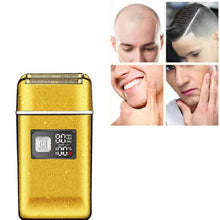Load image into Gallery viewer, Metal 2-Speed Electric Shaver For Hair Beard Rechargeable Razor Bald Head Shaving Machine For Men Finishing Tool