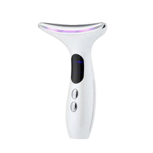Load image into Gallery viewer, Face Neck Lifting Massager EMS Microcurrent Face Sculpting Device Create A Swan Neck Jade Neck Face Sculpting Device LED Photon