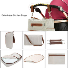 Load image into Gallery viewer, Large Capacity Diaper Bag For Baby Mom (White)