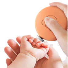 Load image into Gallery viewer, Baby Electric Nail File Manicure Scissors Low Noise Safety Nail Trimmer for Newborn Adults Infant 6 Grinding Heads Toes Fingers
