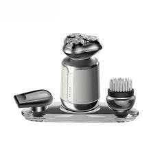 Load image into Gallery viewer, Rotary Electric Mini Shaver Men Washable Razor Bald Head Shavers Multifunction Grooming Kit Rechargeable Shaving Machine