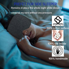 Load image into Gallery viewer, Cotton Silk Sleep Mask Blockout Eye Cover Eye Patch Women Men Soft Portable Blindfold Travel Eyepatch Sleeping Eye Mask