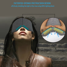 Load image into Gallery viewer, Cotton Silk Sleep Mask Blockout Eye Cover Eye Patch Women Men Soft Portable Blindfold Travel Eyepatch Sleeping Eye Mask