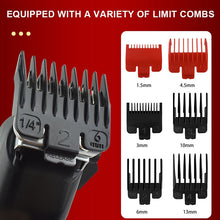Load image into Gallery viewer, Professional Barber Hair Clippers Home Hair cutting Machine with LCD Display Adjustable Cone Rod Trimmer for Men Grooming Kit