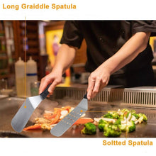 Load image into Gallery viewer, Portable Barbecue Tool Set with Storage Bags Complete Grill Utensils Kit Metal Spatulas Scraper Egg Rings for Friends
