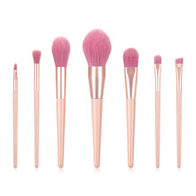 Load image into Gallery viewer, 7pcs Nude Pink Makeup Brushes Kit Beauty Make Up Tool Loose Powder Concealer Blush Eyeshadow Brush Cosmetic Set