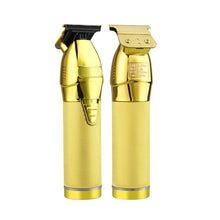 Load image into Gallery viewer, Electric Hair Trimmer Men's Haircut Clippers USB Rechargeable Blade Razor Powerful Beard Shaver Cordless Trimmer Cutting Machine (Gold)