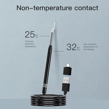 Load image into Gallery viewer, 3 In 1 3.9mm Ear Spoon Visual Endoscope Mini Camera HD Video Photographic Lumious Nose USB Otoscope for Android OTG UVC Phone