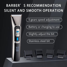 Load image into Gallery viewer, Professional Hair Clippers for Men Electric Hair Trimmer Hair Cutting Grooming Kit with 3 Colors Rechargeable