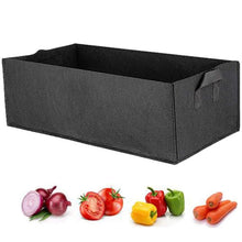 Load image into Gallery viewer, 5 Pack Fabric Raised Garden Bed,Square Garden Flower Grow Bag Vegetable Planting Bag Planter Pot with Handles for Plants Flowers