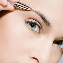 Load image into Gallery viewer, Women Electric Eyebrow Trimmer Mini Painless Eye Brow Epilator Lipstick Brows Hair Remover Razor Facial Hair Remover