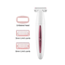Load image into Gallery viewer, Waterproof Electric Women Epilator Hair Removal Face Bikini Legs Depilatory Trimmer Razors Lady Shaver Cordless Haircut Machine