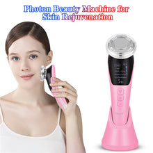 Load image into Gallery viewer, 5 in 1 EMS Face Mesotherapy Electroporation Led Photon Lifting Beauty Lifting Face Skin Facial Care Neck Massager