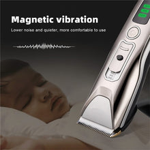 Load image into Gallery viewer, Professional Men's Hair Clippers Led Display Hair Trimmer Barber Haircut Ceramic Blade Shaver USB Rechargeable Razor Machine