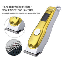 Load image into Gallery viewer, Digital Electric Hair Clippers Portable Hair Trimmer R-Blade Styling Barber Shavers Fast Charging Hair Cutter Machine
