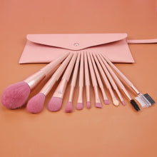 Load image into Gallery viewer, 12pcs Nude Pink Makeup Brushes Kit Beauty Make Up Tool Loose Powder Concealer Blush Eyeshadow Brush Cosmetic Set