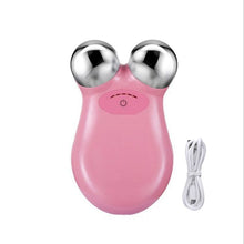 Load image into Gallery viewer, EMS Face Lifting Microcurrent Roller Massager Portable Anti Wrinkle Facial Skin Tightening Slimming Machine Cellulite Massage
