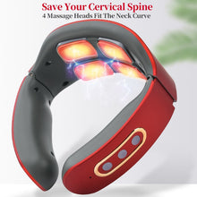 Load image into Gallery viewer, Smart Electric Neck Massager Wireless Shoulder Body Massager 6 Modes Treatment Pulse Pain Relief Health Care Tool Machine