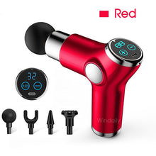 Load image into Gallery viewer, Mini LCD Massage Gun 32 Speed Touch Screen Deep Tissue Percussion Muscle Mini Massager Fascial Gun For Pain Relief Body Massage