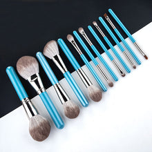 Load image into Gallery viewer, 13 pcs Blue Makeup Brushes Set Powder Blush Blending Eye shadow Lip Cosmetic Beauty Make Up Brush