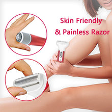 Load image into Gallery viewer, 5 in 1 Electric Hair Remover Rechargeable Lady Shaver Nose Hair Trimmer Eyebrow Shaper Leg Armpit Bikini Trimmer Women Epilator