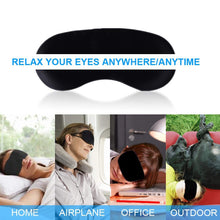 Load image into Gallery viewer, USB Steam Sleeping Eye Mask Shading Mask For Sleep Soft Adjustable Temperature Control Electric Heated Eye Mask to Relieve Eye