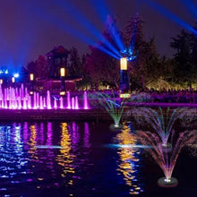 Load image into Gallery viewer, Solar Fountain Colorful LED Lights Swimming Pools Fountain Garden Pool Pond Bird Water Floating Lawn Decoration 7V/3W