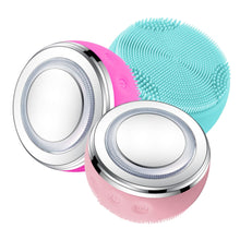 Load image into Gallery viewer, Light Face Massager Waterproof Electric Facial Cleanser EMS Micro-current Facial Beauty Device Vibration Face