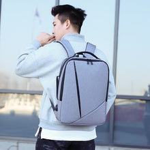 Load image into Gallery viewer, Business Men's Backpack USB Charging Personality Rucksack Man Multifunctional Waterproof Oxford Cloth Bag For Laptop